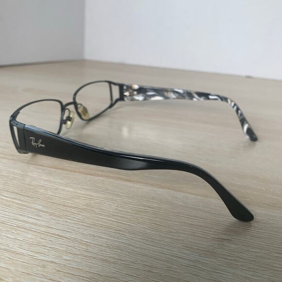 Ray-Ban RB6157 2509 Eyeglasses Black Marble Frames Only 53-16-130 - Picture 7 of 8